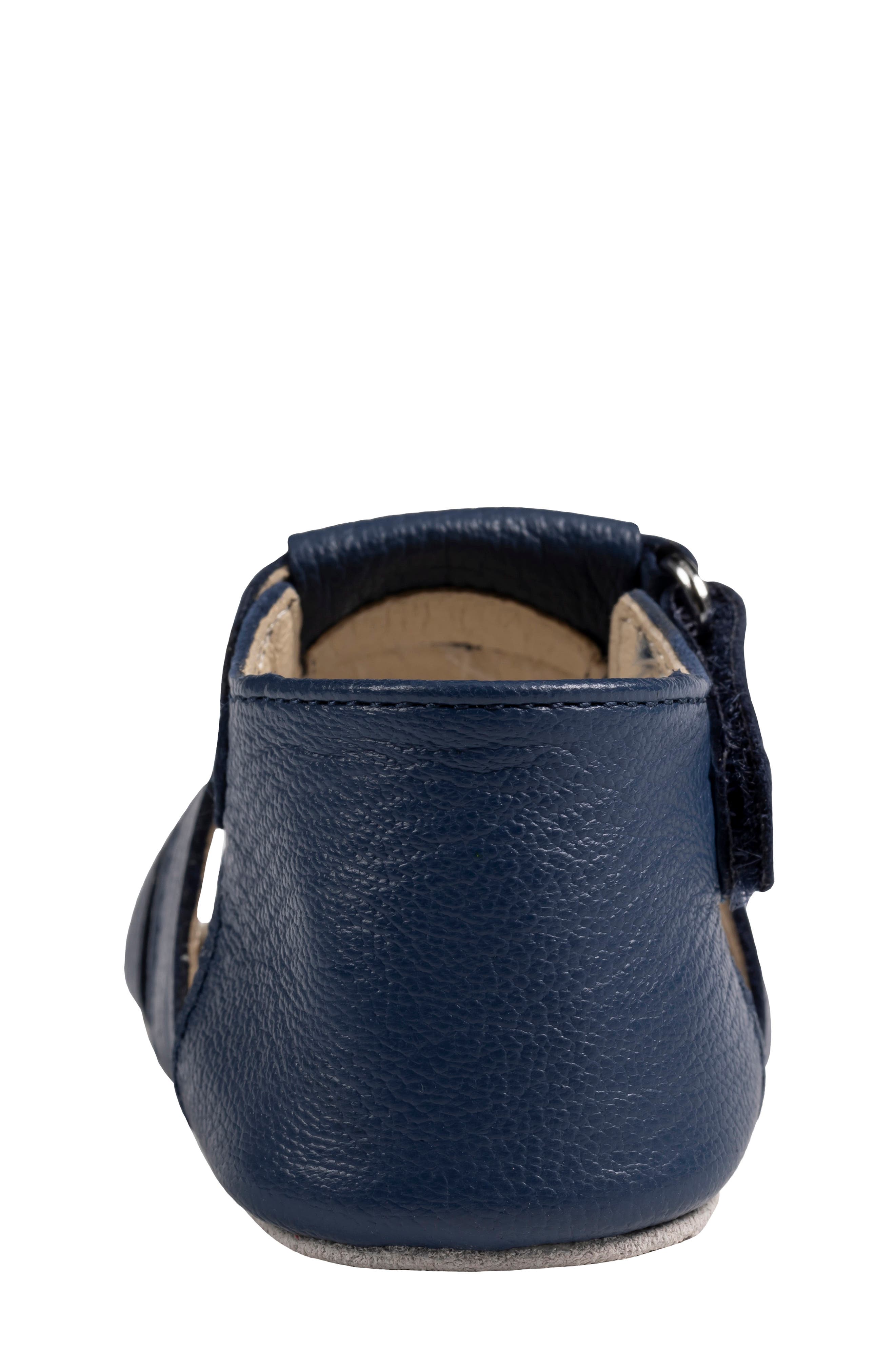 Robeez<sup>®</sup> Mathew Crib Sandal, Alternate, color, Navy