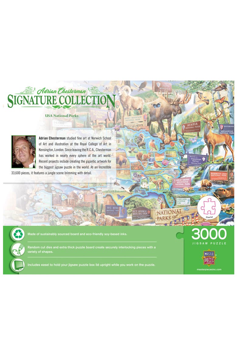 USA National Parks 3000pc Puzzle, Alternate, color, Multicolor