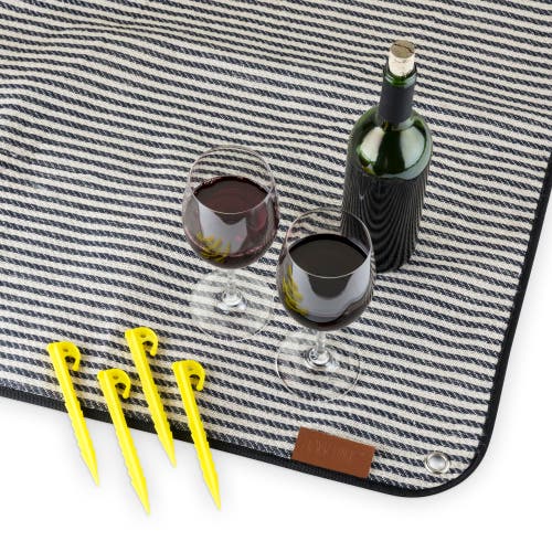 Twine Seaside Picnic Blanket Set In Blue