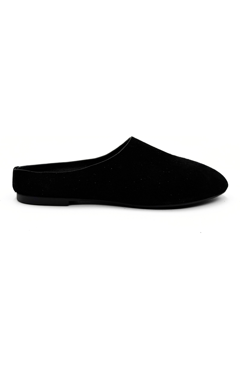Amie Rafa Blade Suede Mules, Main, color, Black