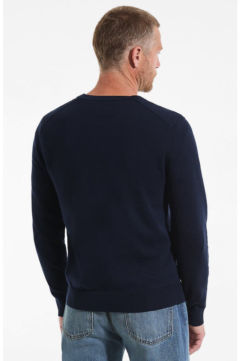 Fine Gauge Cotton Cardigan, Alternate, color, Radiant Navy