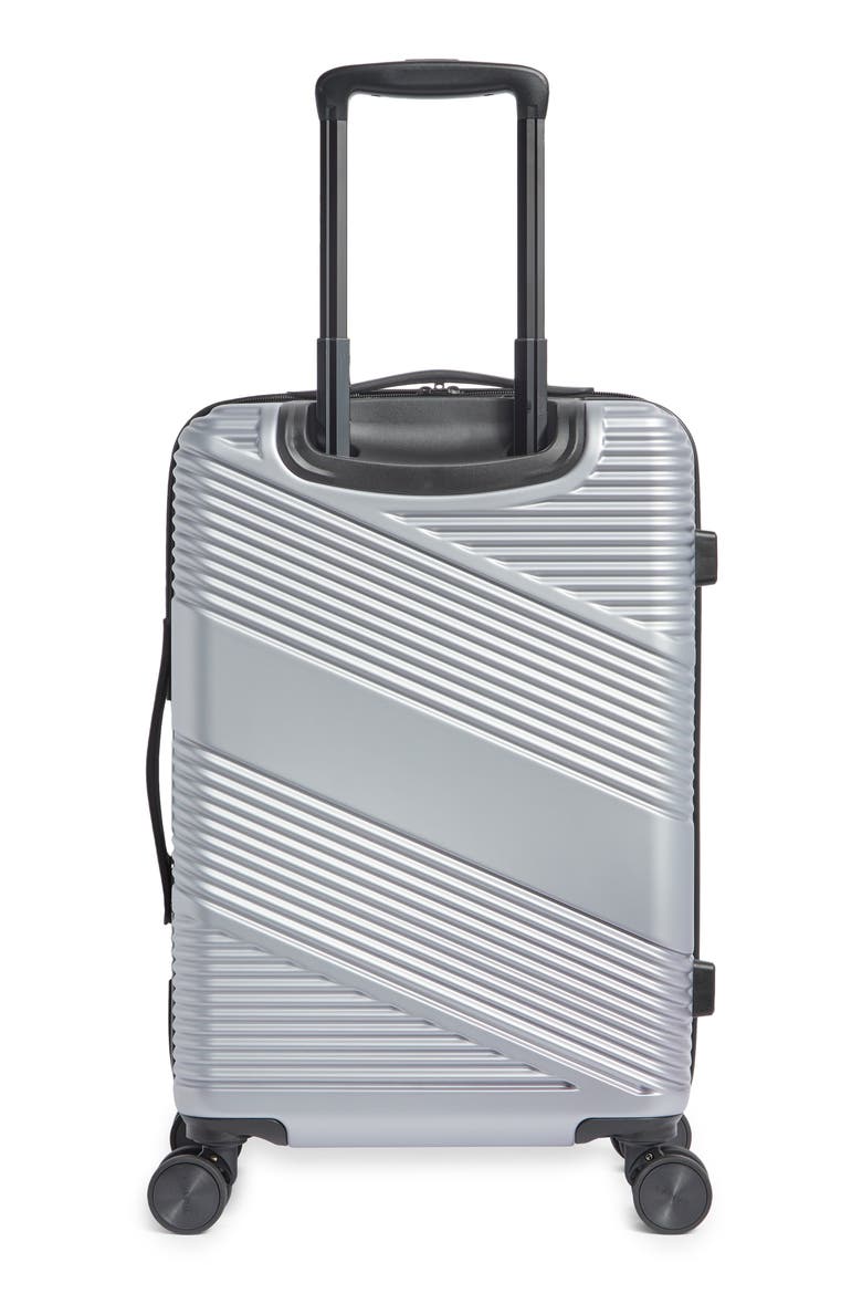 Ravia 20-Inch Hardside Carry-On Luggage, Alternate, color, SILVER
