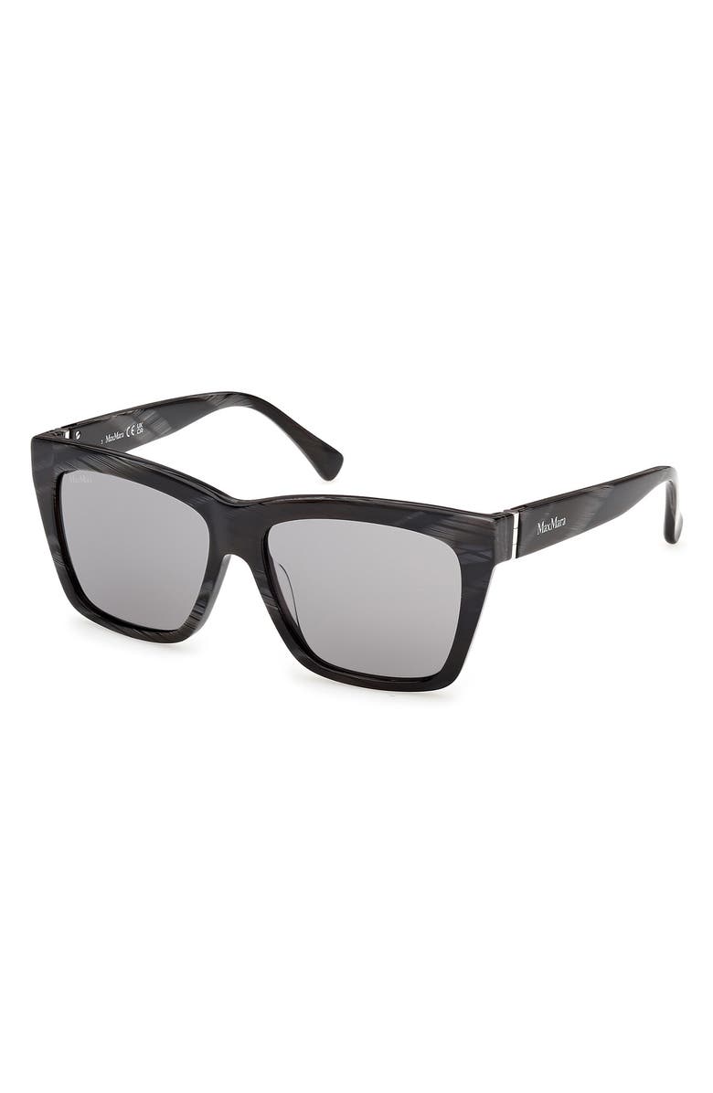 Max Mara 54mm Navigator Sunglasses, Alternate, color, 