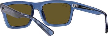 Warren 57mm Rectangular Sunglasses