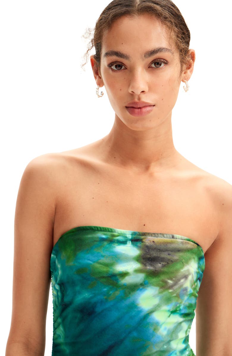Desigual Asinara Cinched One-Piece Swimsuit, Alternate, color, 