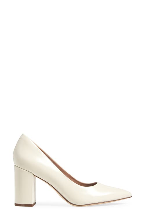 Nordstrom Poppy Pointed Toe Pump In Ivory Vanilla