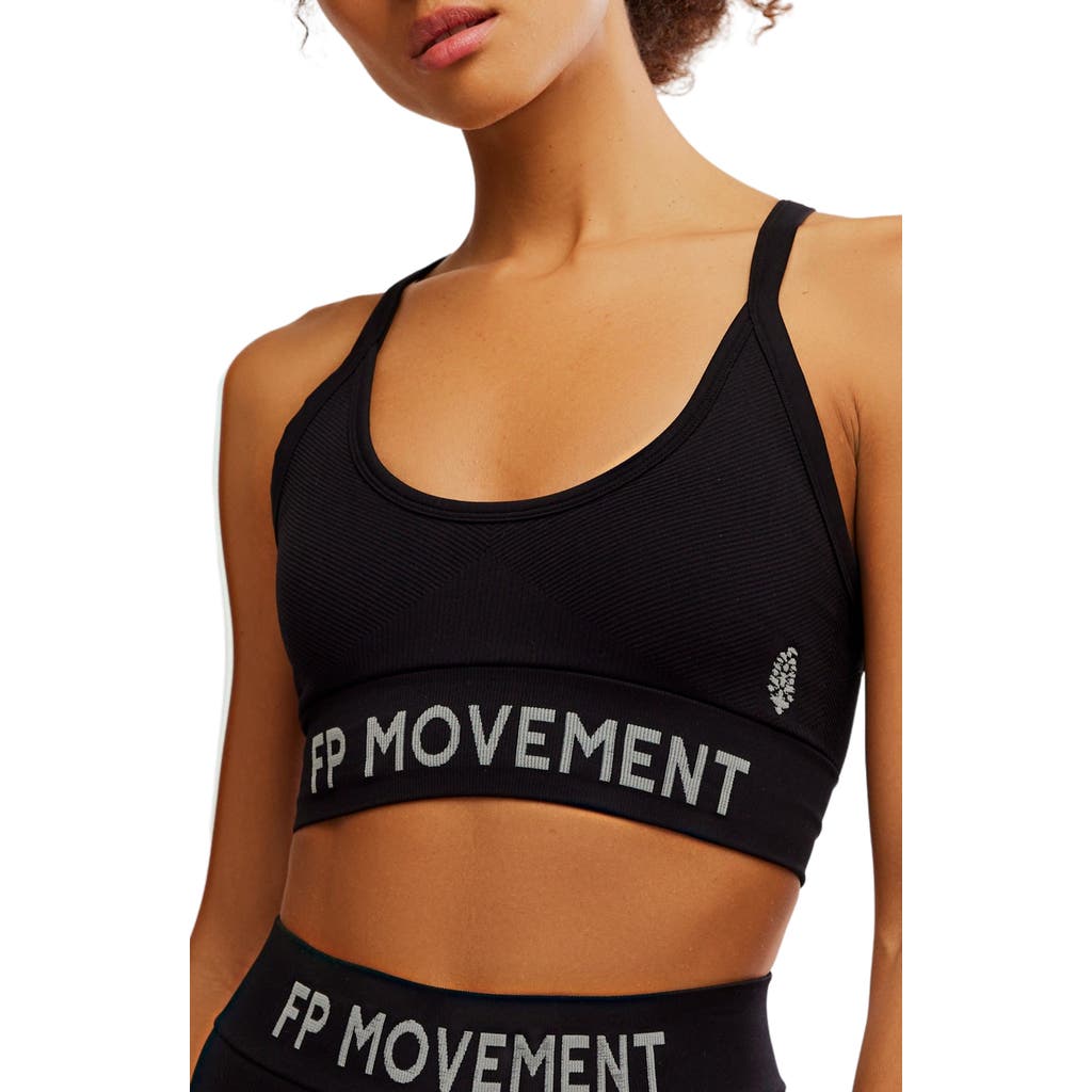 Shop Free People Fp Movement Long Haul Logo Sports Bra