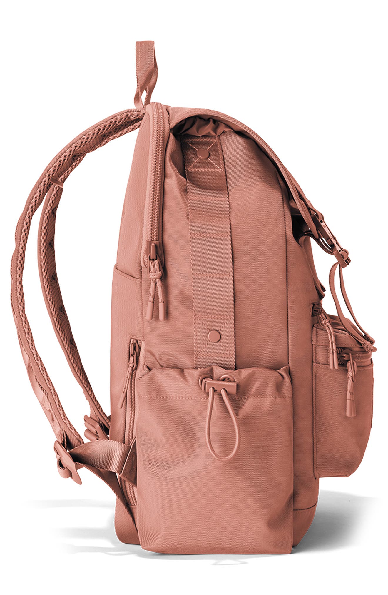 Dagne Dover Brooklyn Flap Top Backpack, Alternate, color, Warm Dust