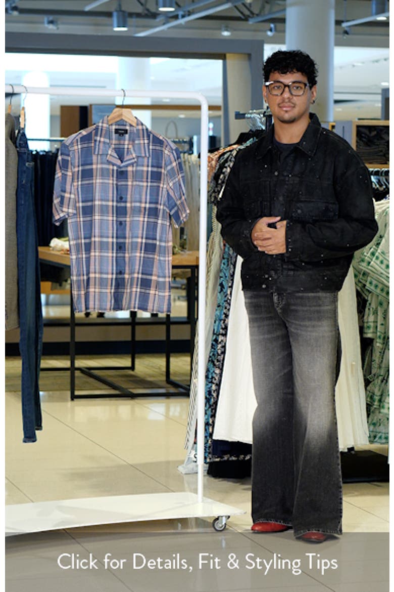 Prine Plaid Short Sleeve Button Front Shirt video
