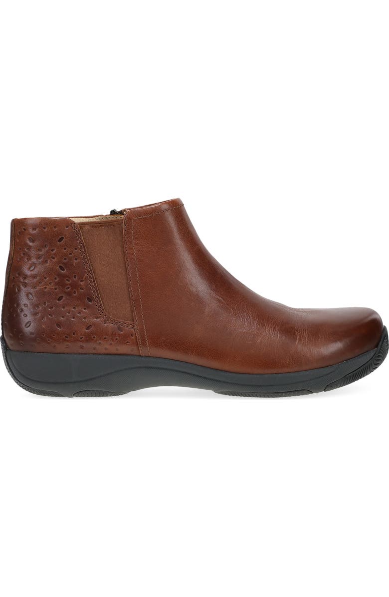 Dansko Sherry Bootie, Alternate, color, Cinnamon Waxy Burnished