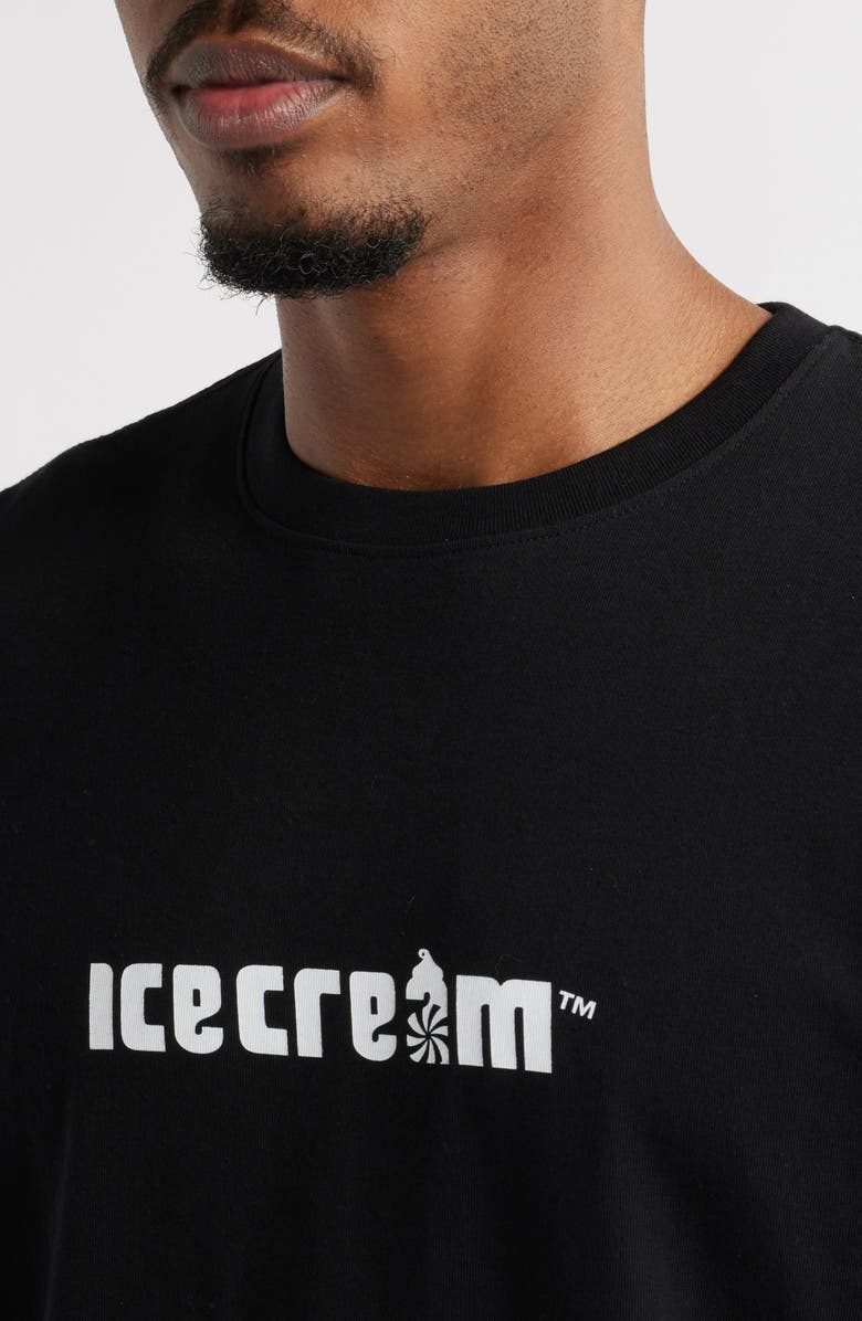 ICECREAM My Friends Call Me Cash Graphic T-Shirt, Alternate, color, Black