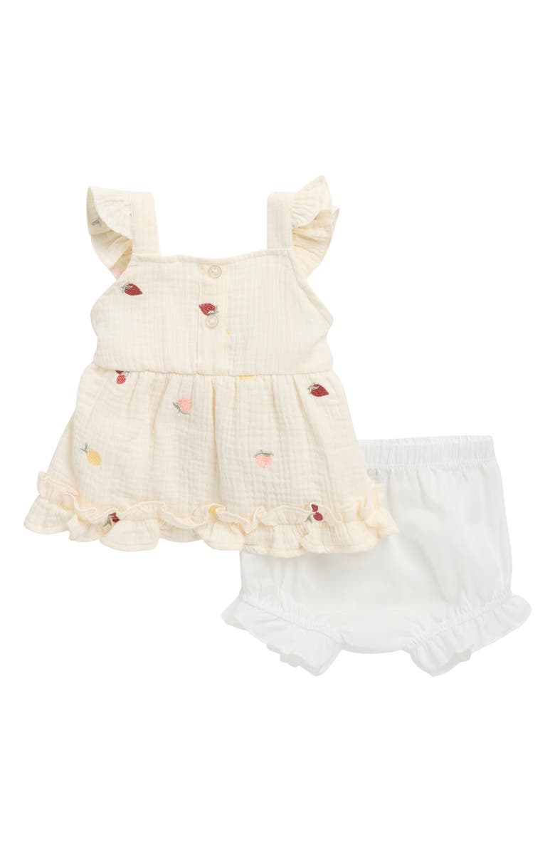 Nicole Miller Embroidered Strawberry 2-Piece Set, Main, color,