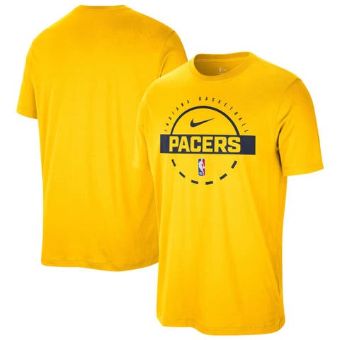 Men's Nike  Gold Indiana Pacers Authentic Practice T-Shirt