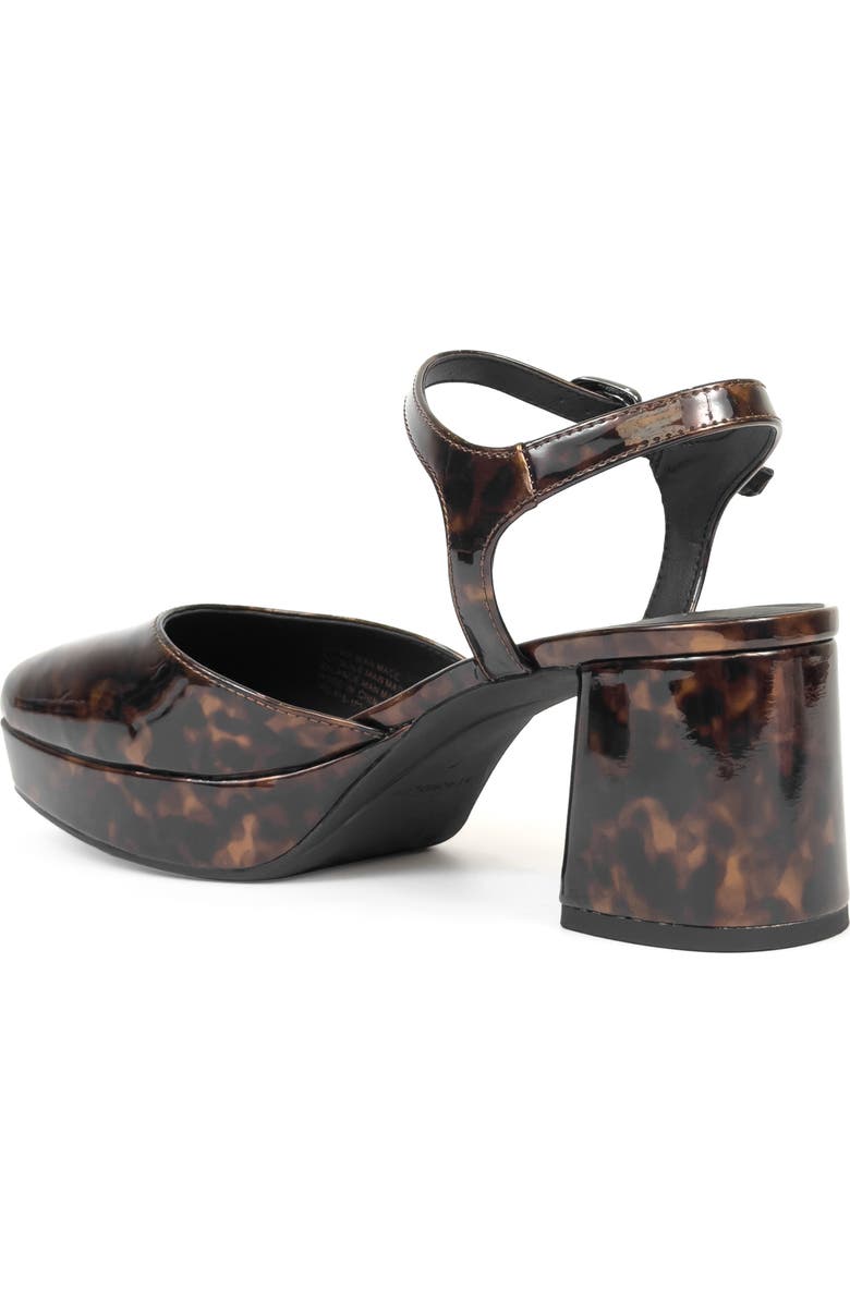 Aerosoles Soir Ankle Strap Platform Pump, Alternate, color, Tortoise Patent