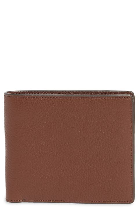 Slim Pebble Leather Bifold Wallet