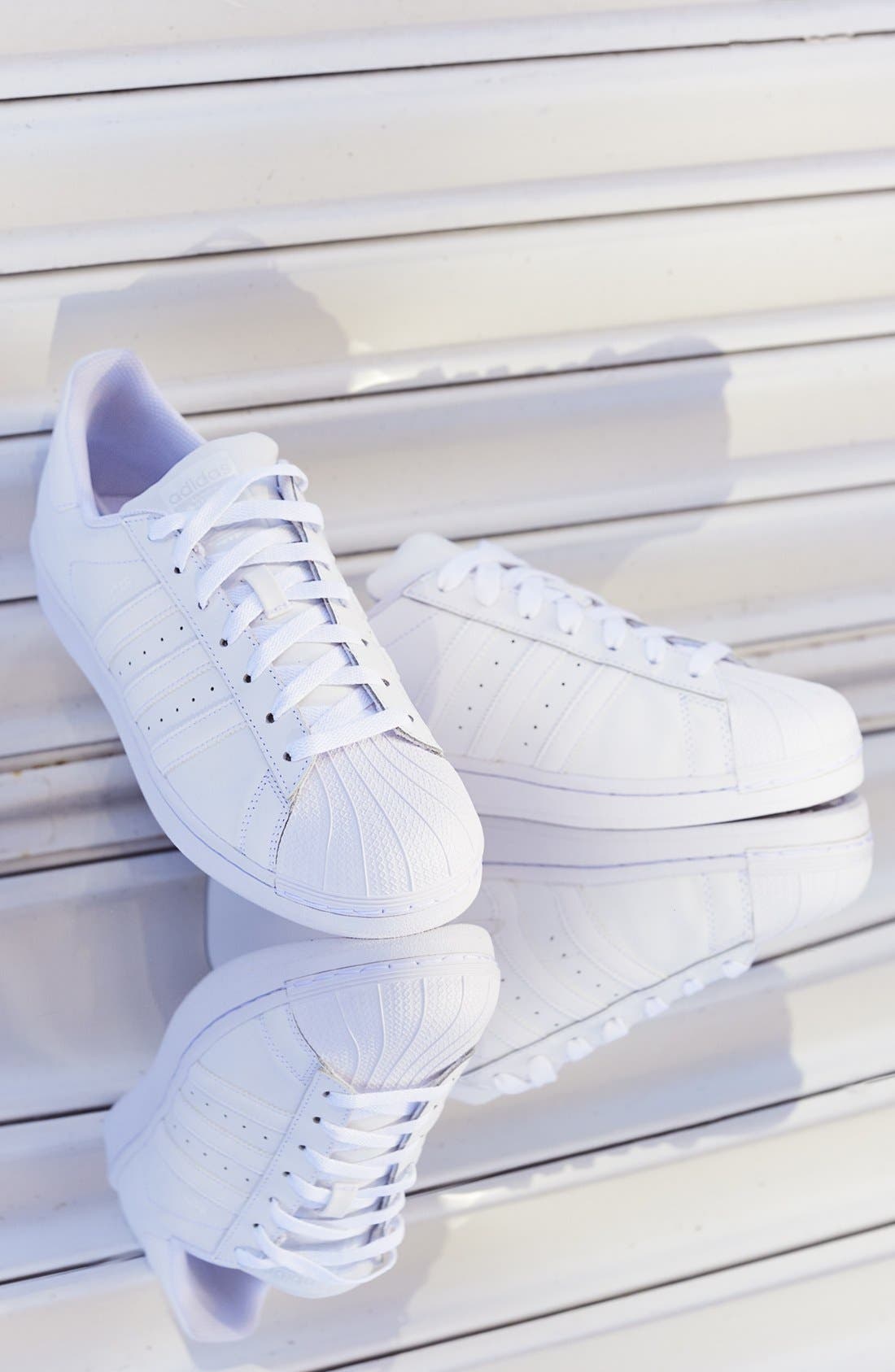 Superstar Foundation Sneaker, Alternate, color, NAVY/ SCARLET/ WHITE
