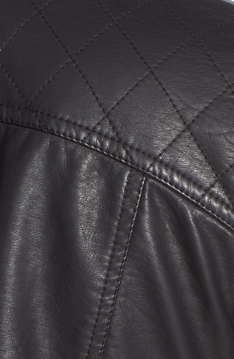 cupcakes and cashmere 'Brooklee' Faux Leather Moto Jacket, Alternate, color,