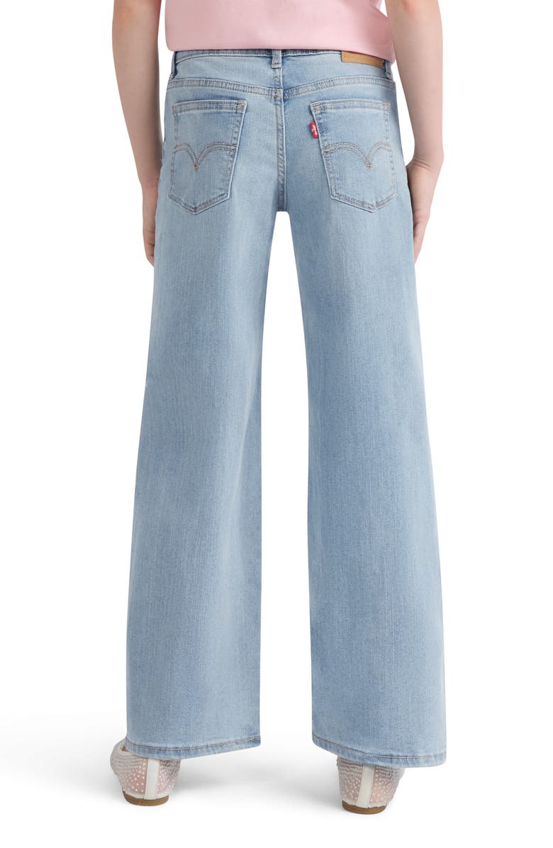 Levi's Kids' Bow Wide Leg Jeans, Alternate, color, Aura