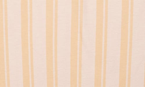The Sunday Collective Kids' Stripe Days Of Youth Organic Cotton Soccer Polo In Light/pastel Orange