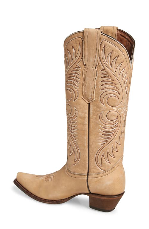 G Circle G Embroidered Western Boot In Brown