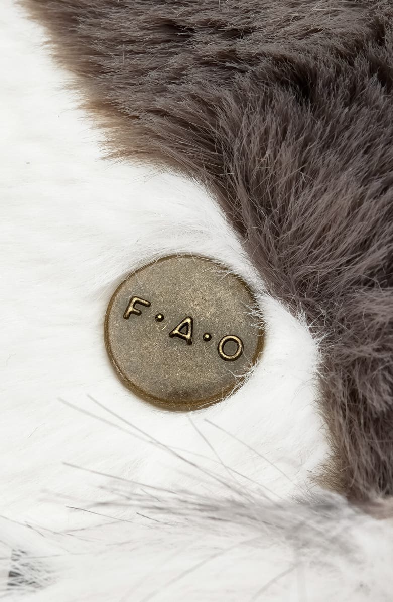 FAO Schwarz Big Tails Husky Plush Stuffed Animal, Alternate, color, Grey