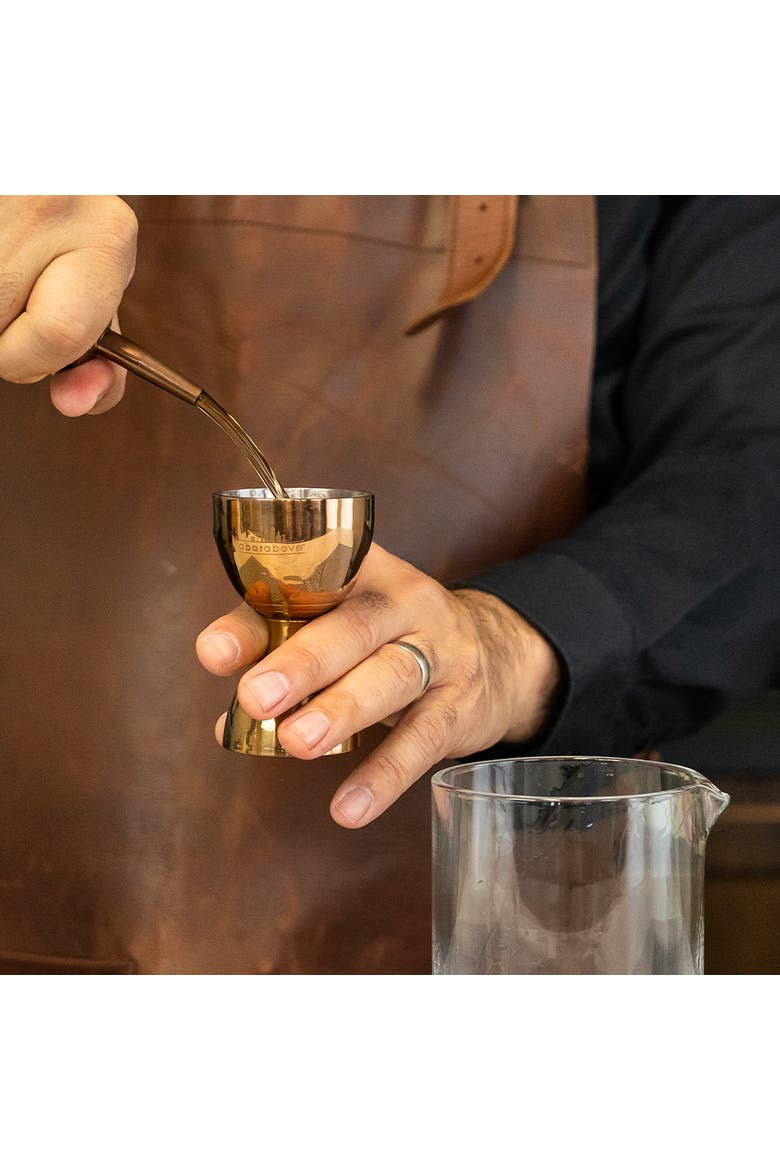Antique Copper Bell Cocktail Jigger, Alternate, color, Antique Copper
