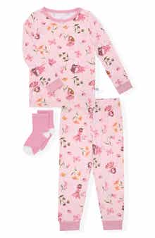 SLEEP ON IT Kids' Fairy Two-Piece Pajamas & Socks Set