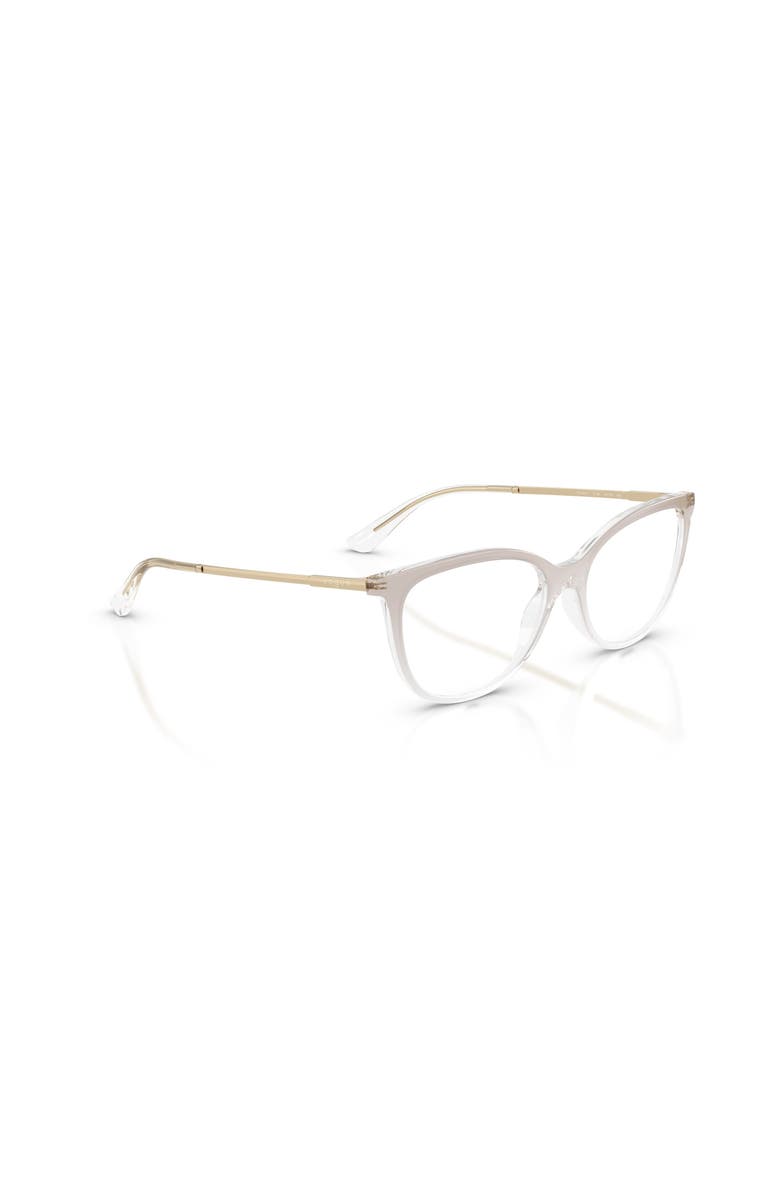 Vogue Eyewear 52mm Oval optical glasses, Alternate, color, Brown