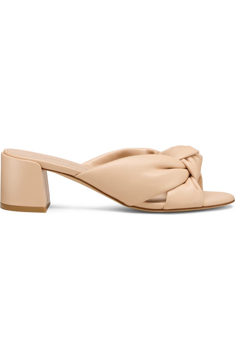 Stuart Weitzman Soplaya Block Slide 50, Alternate, color, Barely Beige