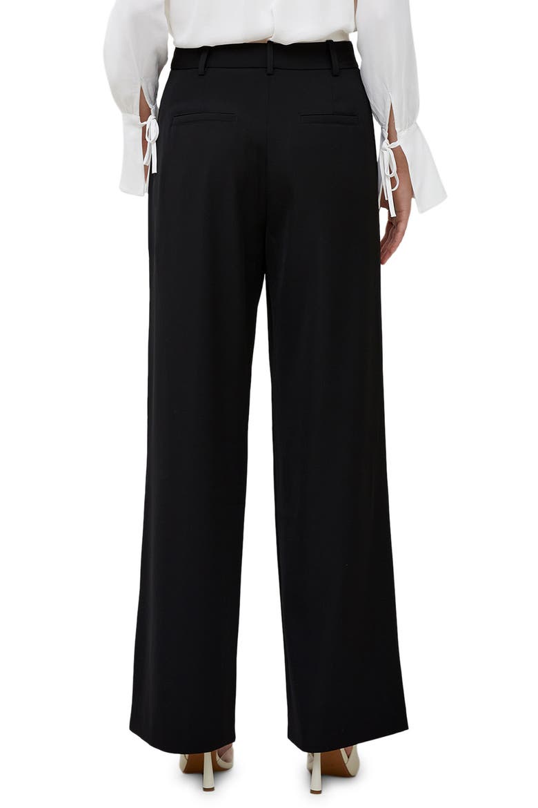 Harrie Wide Leg Suiting Pants, Alternate, color, 01-BLACKOUT