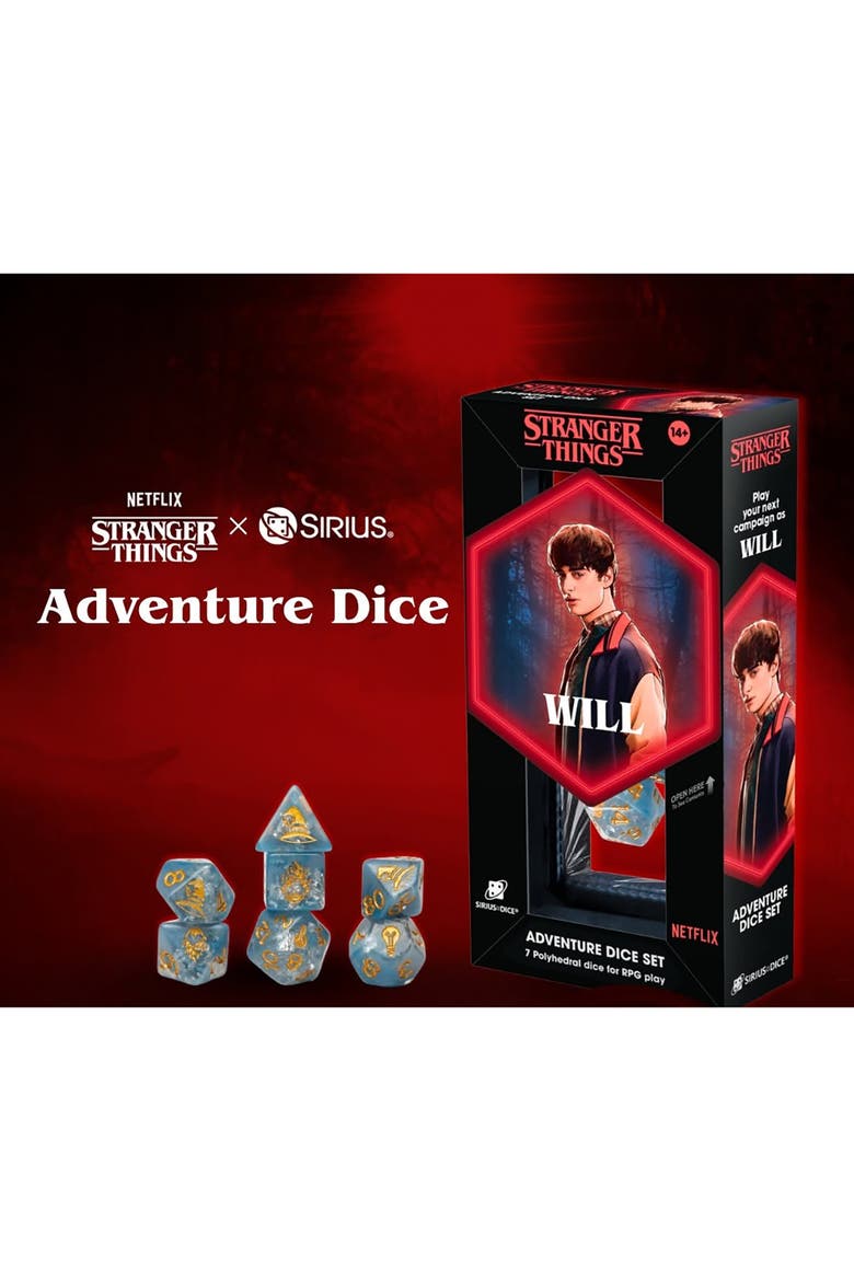 Adventure Dice 7 Piece RPG Set, Alternate, color, Multicolored