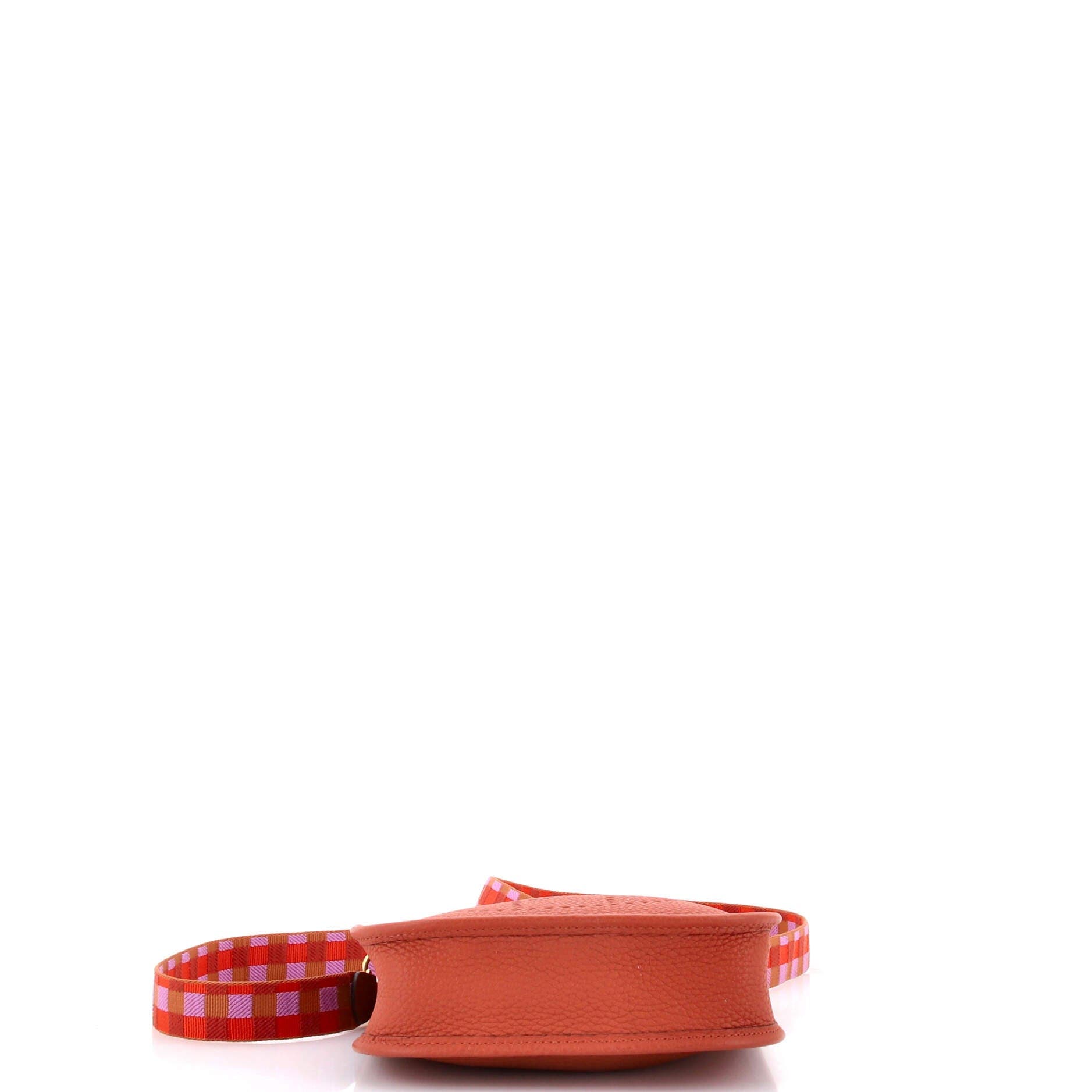 Pre-Owned Hermes Evelyne Bag Gen III Clemence TPM, Alternate, color, Cuivre