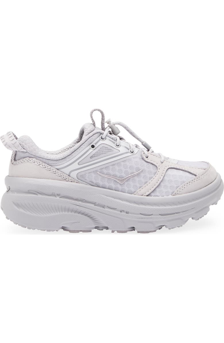 HOKA Bondi B3LS Running Shoe, Alternate, color, Ash Grey / Foggy Grey