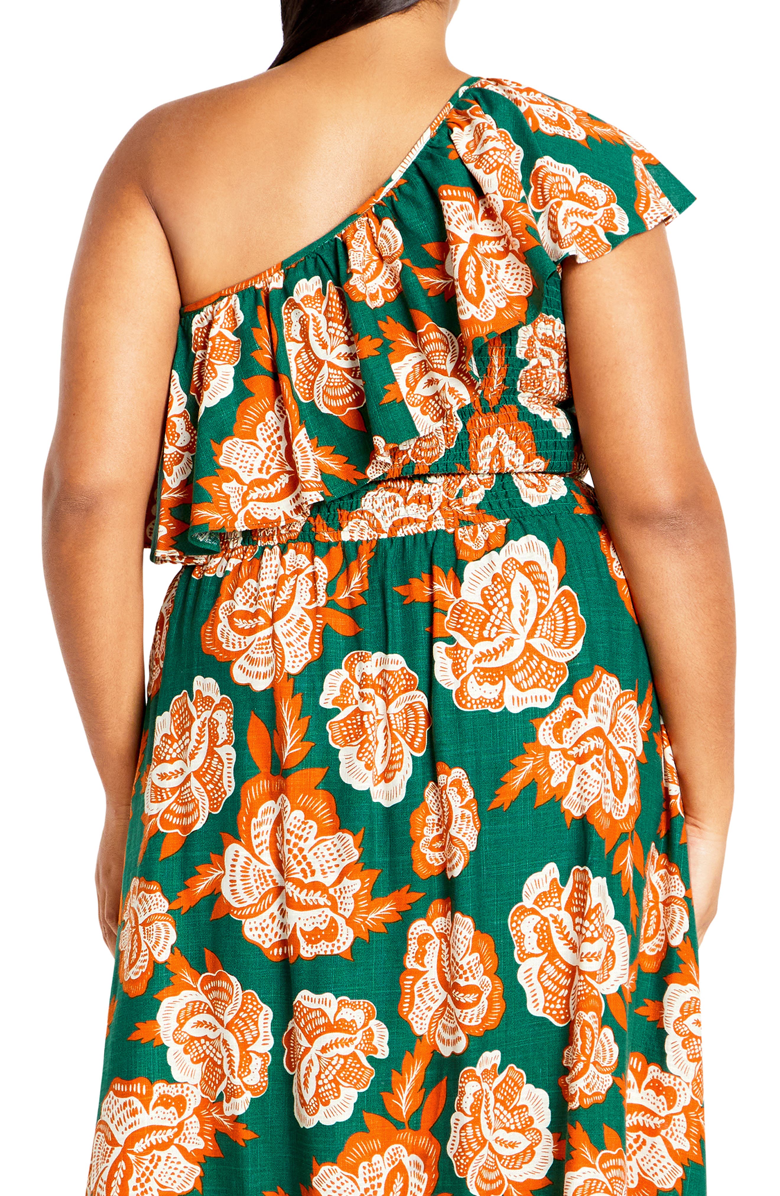 Runaway Bird Ruffle One-Shoulder Crop Top - image 2