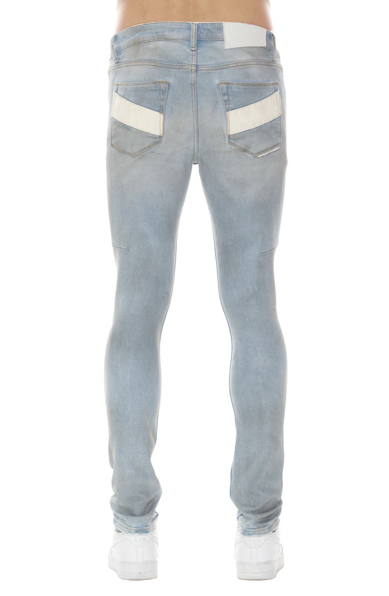 HVMAN Strat Ripped Super Skinny Jeans, Alternate, color, Falcon 2