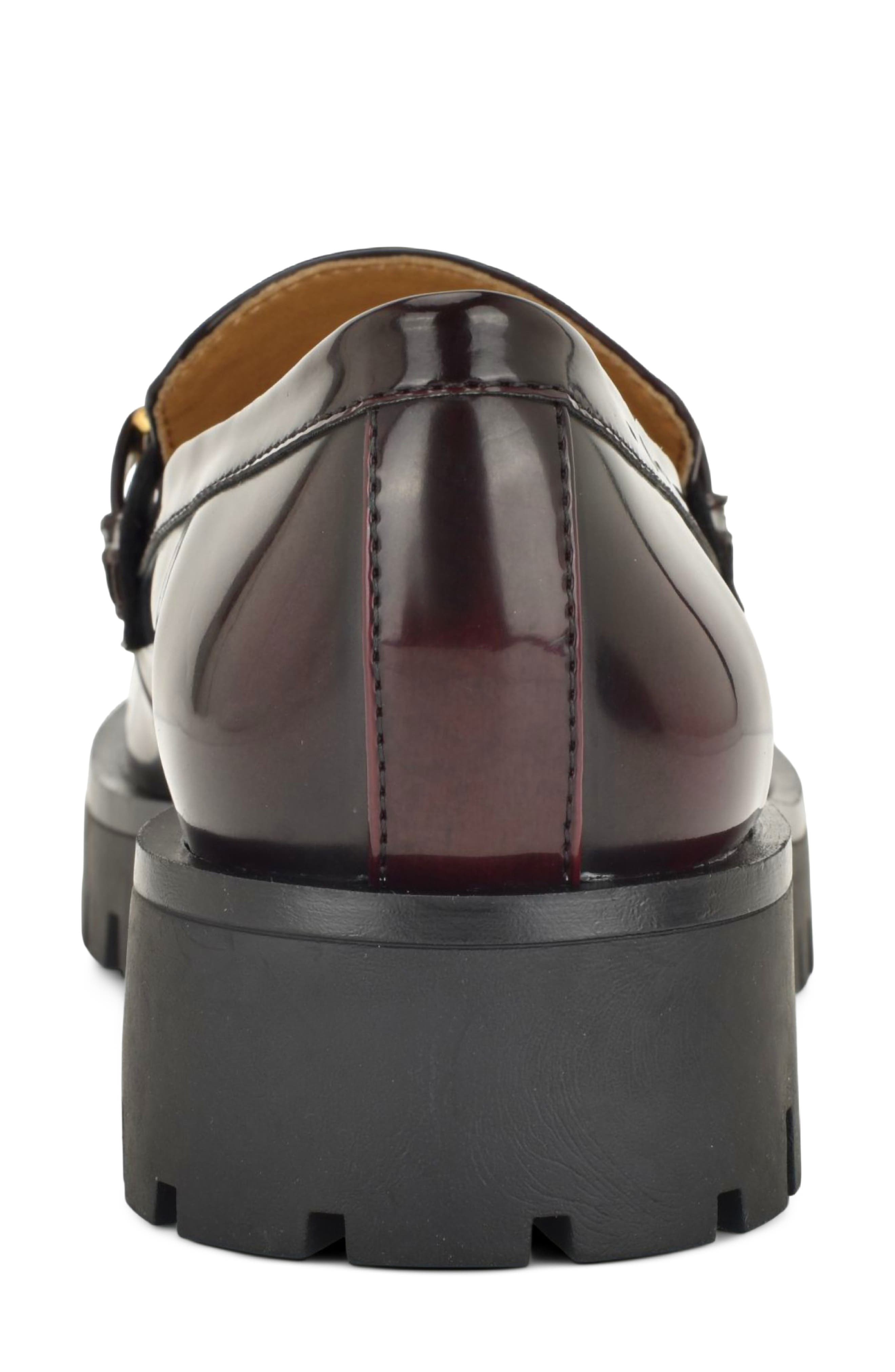 Gables Lug Loafer, Alternate, color, DARK RED