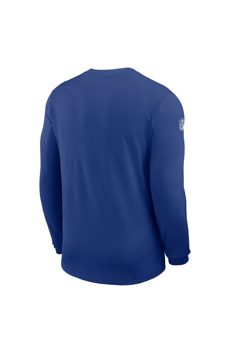 Nike Men's Nike Royal New York Giants Sideline Coach UV Performance Long Sleeve T-Shirt, Alternate, color, Royal