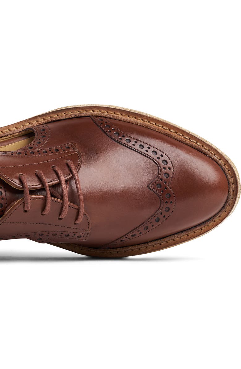 THE OFFICE OF US Ms. Sherman Leather Derby, Alternate, color, Walnut