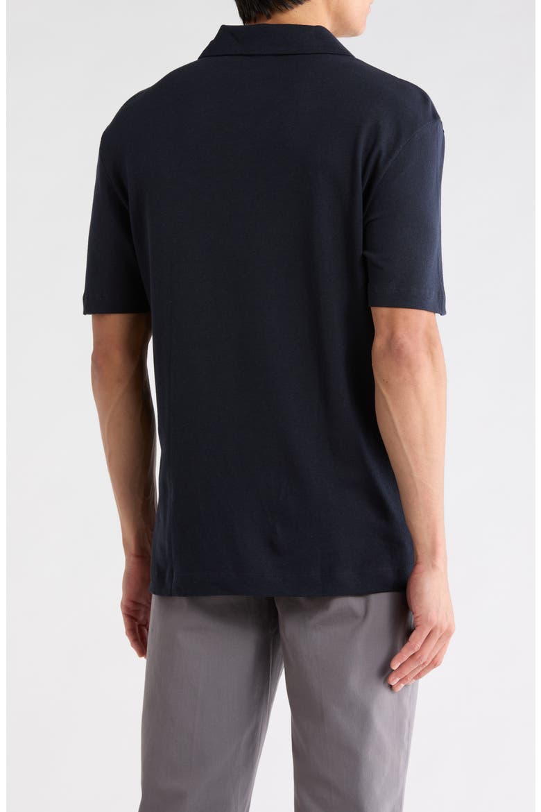 Ponti Short Sleeve Polo, Alternate, color, DARK BLUE