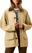 Faherty Sunwashed Canvas Barn Jacket
