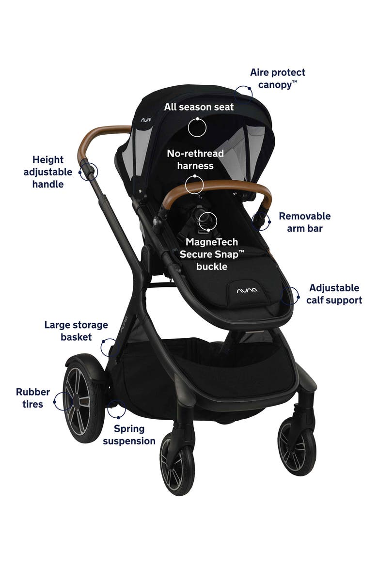 DEMI™ Grow Stroller, Alternate, color, CAVIAR
