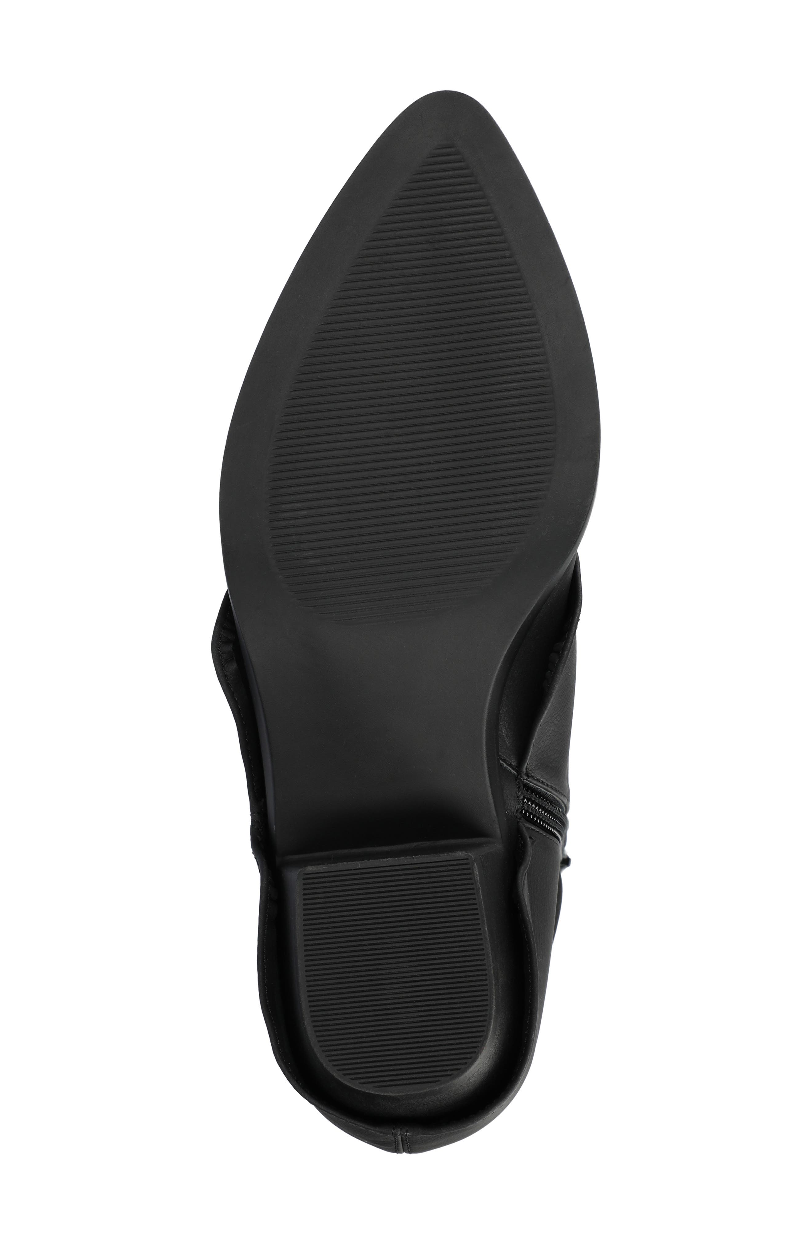 Journee Collection Wynette Slouchy Western Boot - Wide Width Available, Alternate, color, Vintage/ Black