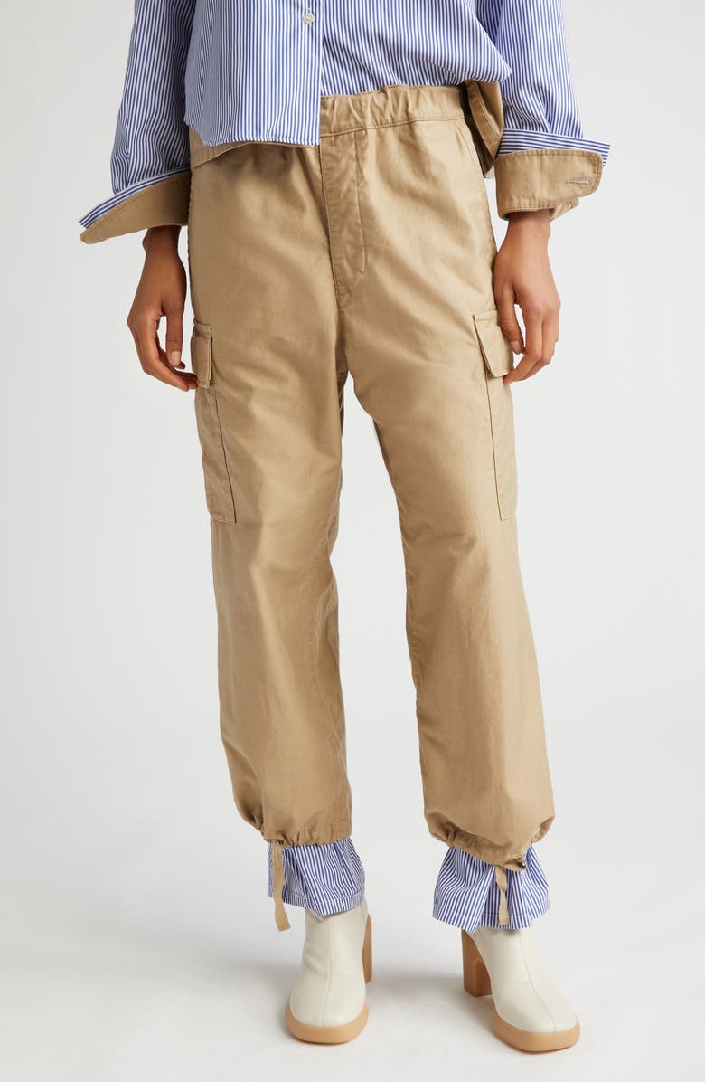 Undercover Stripe Cuff Cargo Pants, Main, color, 