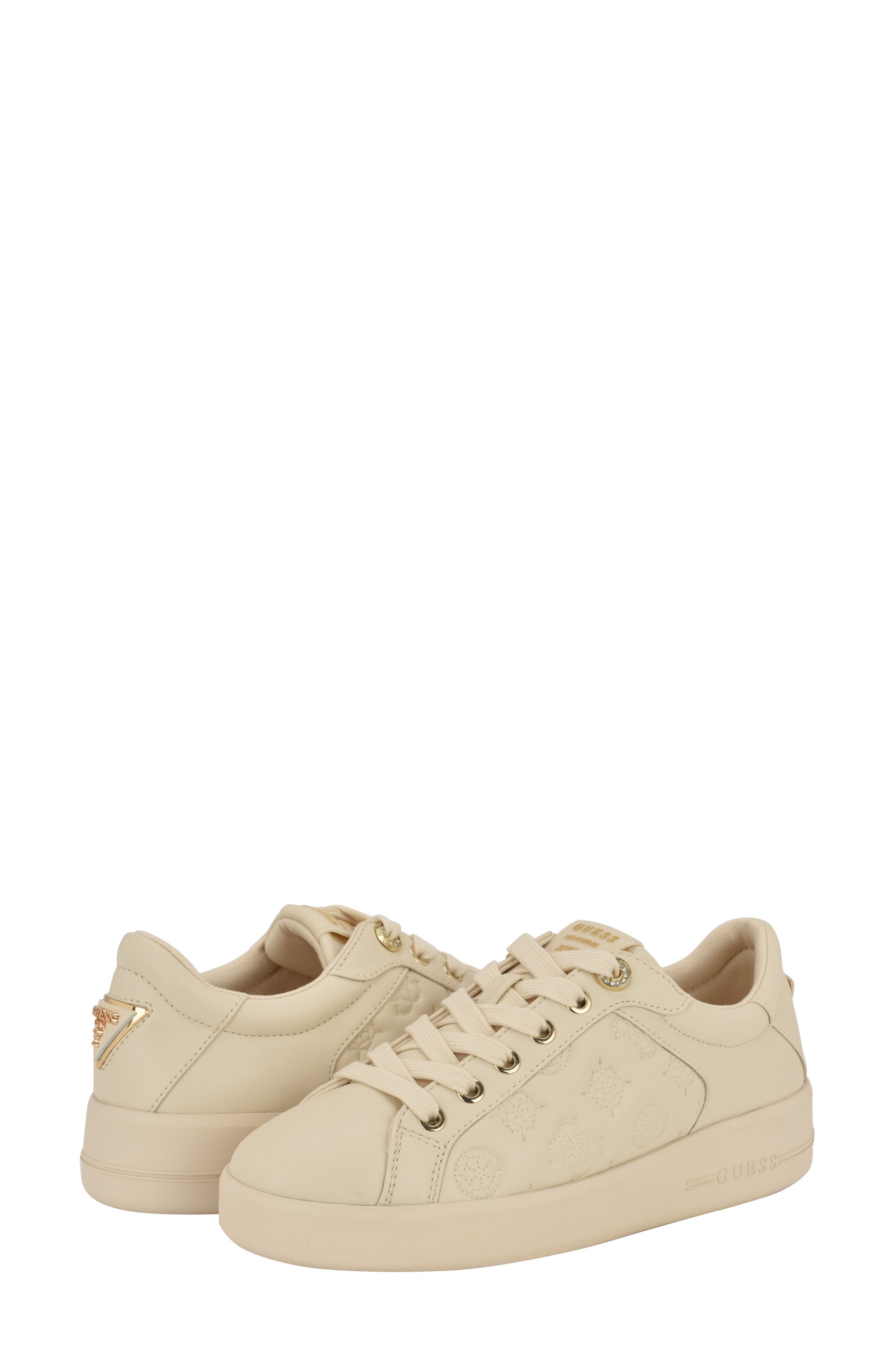 GUESS Ronii Sneaker, Alternate, color, Light Natural
