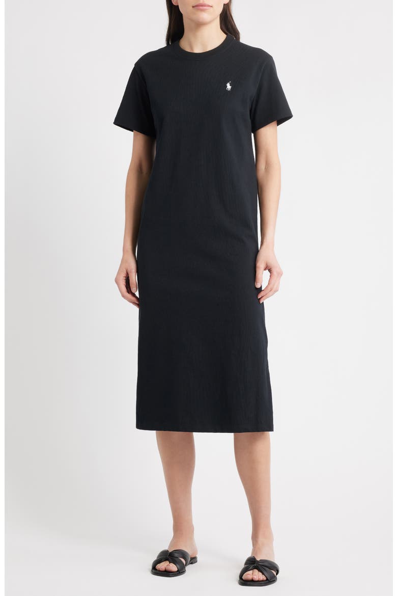 ralph lauren tee shirt dress Logo Embroidered Cotton Jersey T-Shirt Dress (Women)