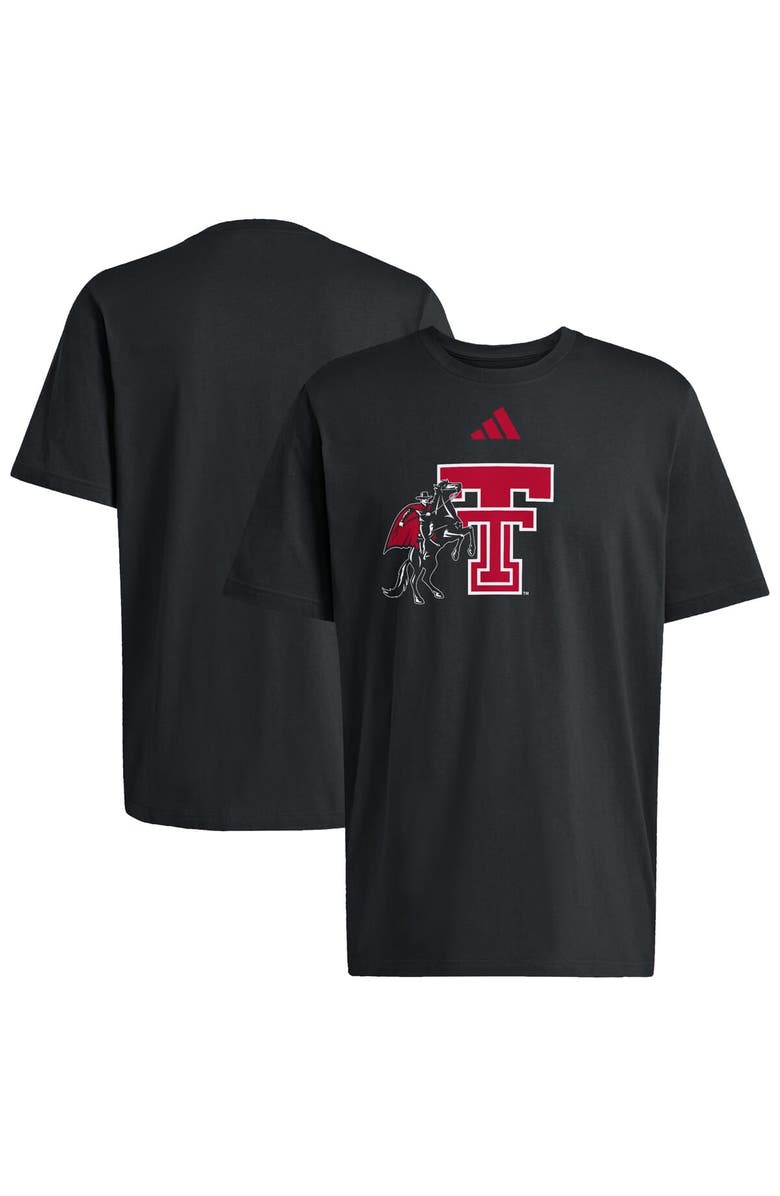 adidas Men's adidas Black Texas Tech Red Raiders Graphic T-Shirt, Main, color, Black