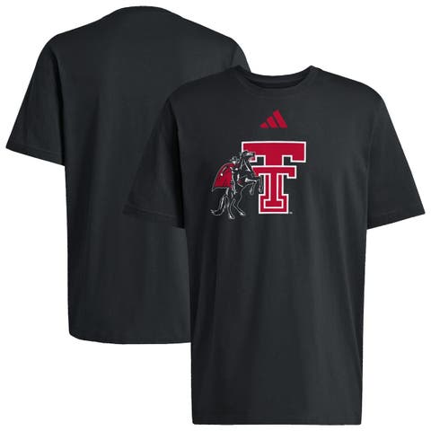 Men's adidas  Black Texas Tech Red Raiders Graphic T-Shirt