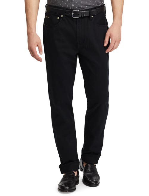 Polo Ralph Lauren Stretch 5-pocket Pants In Black