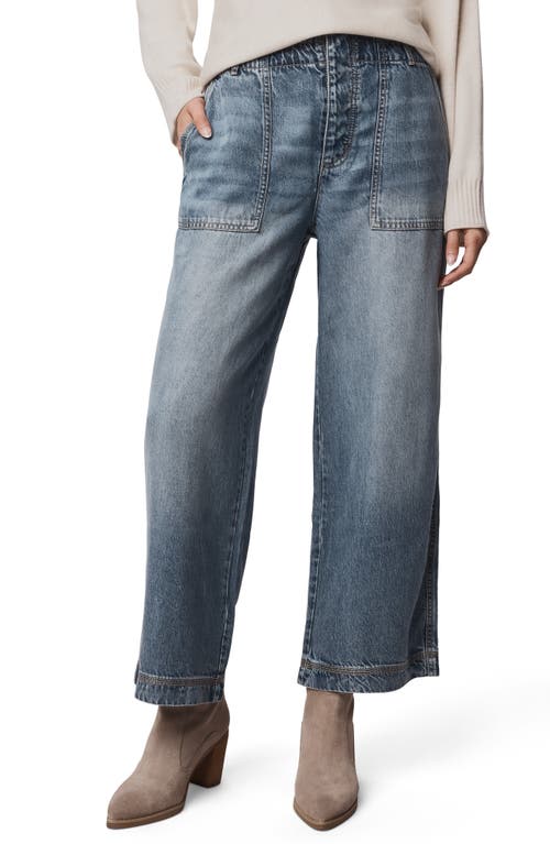 Splendid Chloe Crop Wide Leg Jeans In Blue