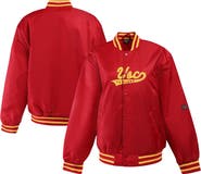 Hype and Vice Women's Hype and Vice Cardinal USC Trojans A-Game Varsity Full-Snap Jacket